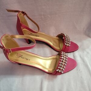 Pink Embellished Women's Sandals